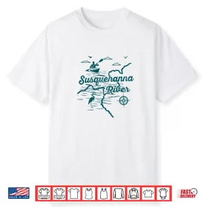 Susquehanna River Nature Lover Kayaking Pennsylvania Kayaker Premium Tri Blend Shirt