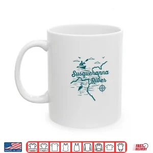 Mug Susquehanna River Nature Lover Kayaking Pennsylvania Kayaker Premium Tri Blend Shirt