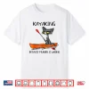 Womens Kayaking Because Murder Is Wrong 95 Funny Cat Kayak Shirt
