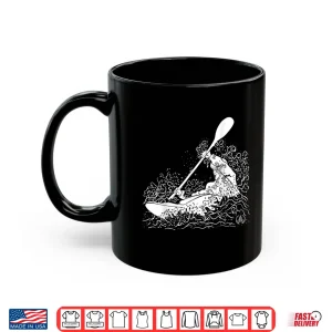 Mug White Water Kayak In Rapids River Kayaking Shirt