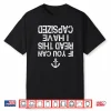 Funny Canoe Kayaking If You Can Read This I Have Capsized Shirt