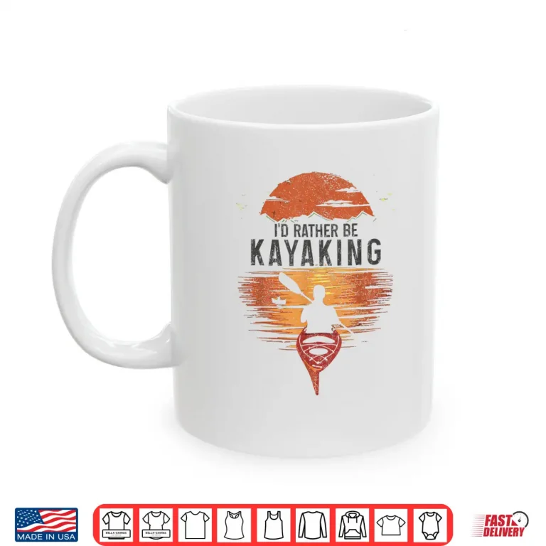 Mug Kayak Kayaking Vintage Kayaker Lake Life Shirt