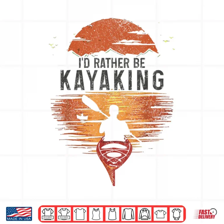 Design Kayak Kayaking Vintage Kayaker Lake Life Shirt