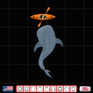 Design Kayak Whale Sea Kayaking Outdoor Adventurer Athletic Kayaker Shirt