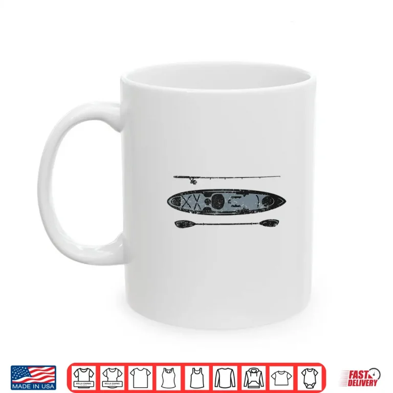 Mug Kayaking and Fishing Shirt Kayak Bass Fishing Shirt Shirt