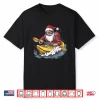 Santa Kayaking Kayak Lover Kayaker Canoeist Christmas Pajama Shirt