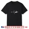 Whitewater Kayaking Shirt Kayak Heartbeat Gift Tee