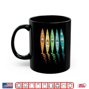 Mug Colorful Kayak Boat Outdoor River Travel Kayaking Boating Shirt
