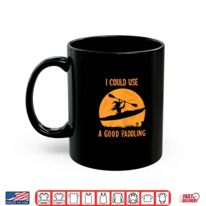 Mug Halloween Kayak Witch Kayaker Funny Kayaking Shirt