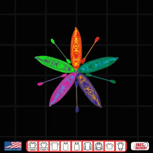 Design Kayak Clothing Co. Rainbow Kayaks Kayaking Kayak Kayaks Shirt