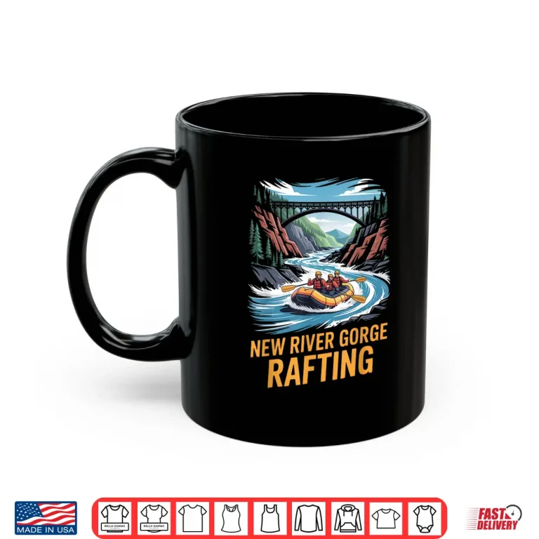 Mug New River Gorge Rafting Whitewater Kayak Outdoor Wild Sport Shirt
