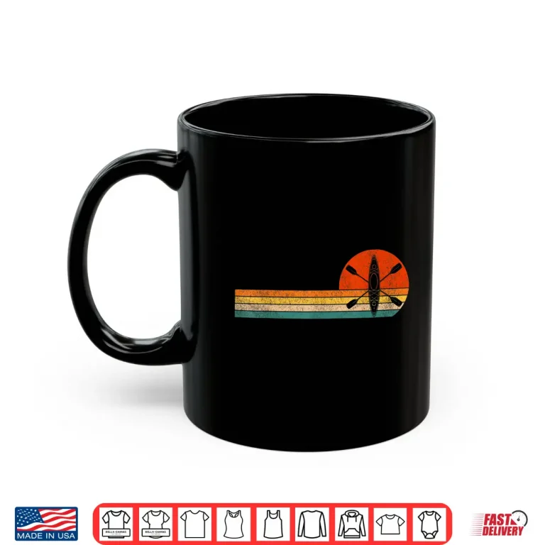 Mug Retro Kayak Kayaking Paddling Vintage Shirt
