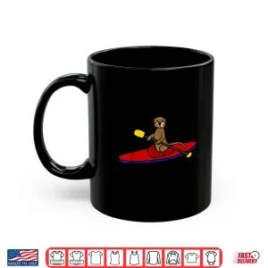 Mug Smiletodaytees Funny Sea Otter Kayaking Shirt