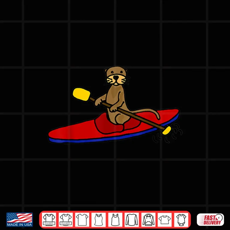 Design Smiletodaytees Funny Sea Otter Kayaking Shirt