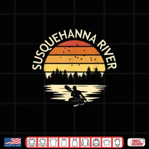 Design Susquehanna River Kayaking Kayaker Shirt