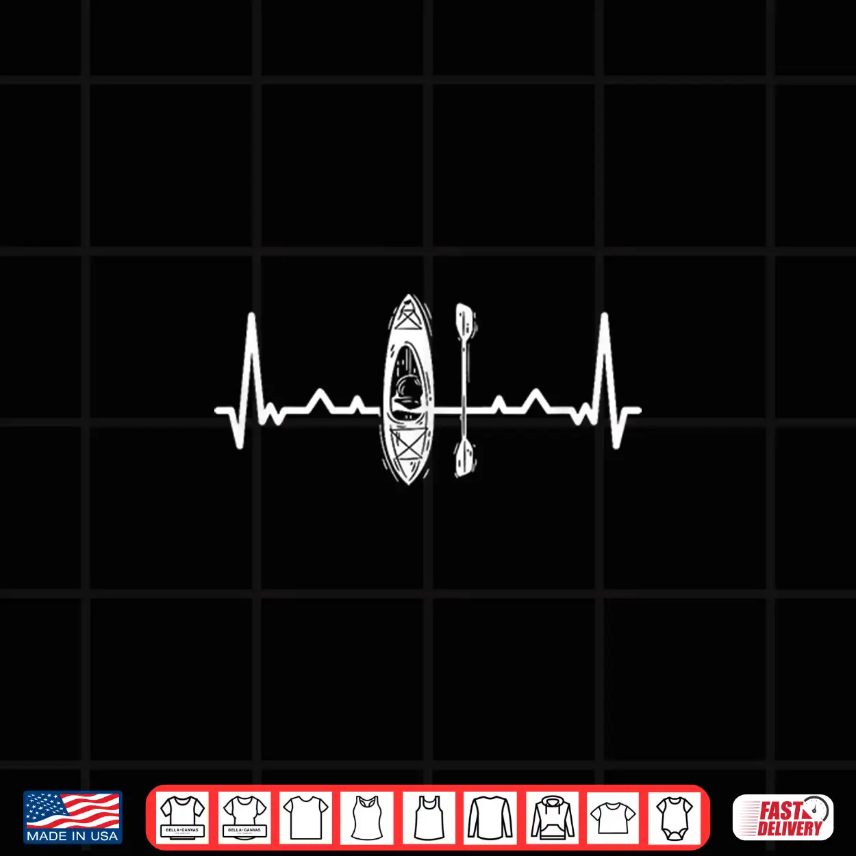 Vintage Love Kayak Heartbeat Kayaking Shirt Vintage Love Kayak Heartbeat Kayaking Shirt