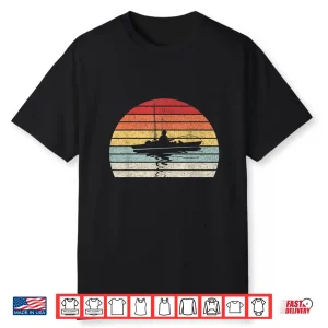 Vintage Retro Kayak Fishing Kayaking Shirt