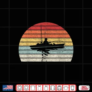 Design Vintage Retro Kayak Fishing Kayaking Shirt