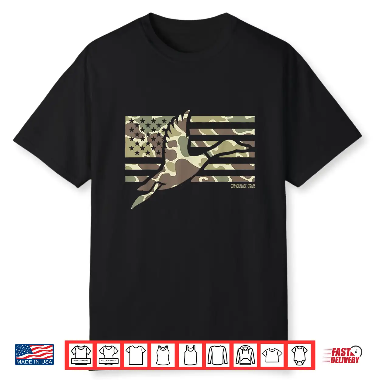 Camo Patriotic Mallard Duck Camouflage Flying Duck Hunting Shirt Camo Patriotic Mallard Duck Camouflage Flying Duck Hunting Shirt