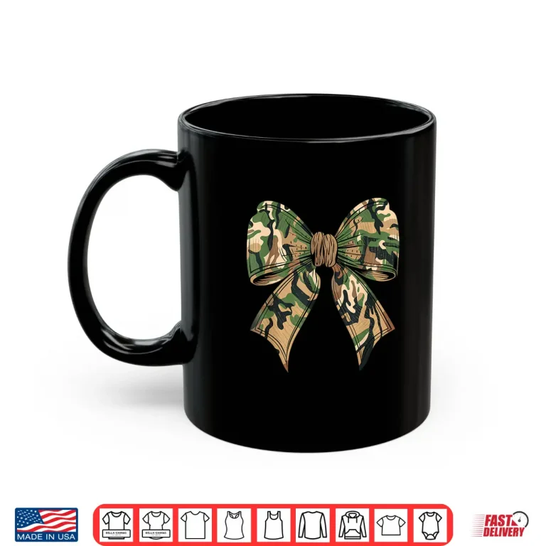 Mug Camo Coquette Bow Hunting Camouflage Old Hunter Womens Girls Shirt
