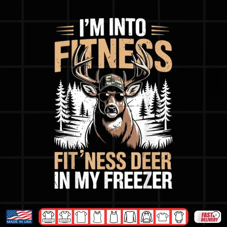 Design Camo Deer Hunting Funny Fitness Deer in Freezer Hunter Gift Shirt