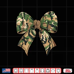 Design Camo Coquette Bow Hunting Camouflage Old Hunter Womens Girls Shirt