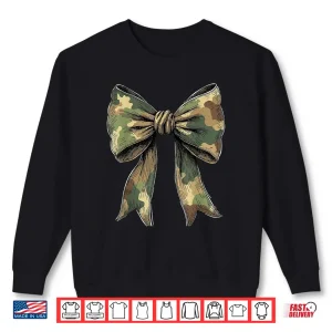 Camouflage Camo Bow Girls Camo Coquette Bow Hunting Women Shirt 2 Sweatshirt Camouflage Camo Bow Girls Camo Coquette Bow Hunting Women Shirt