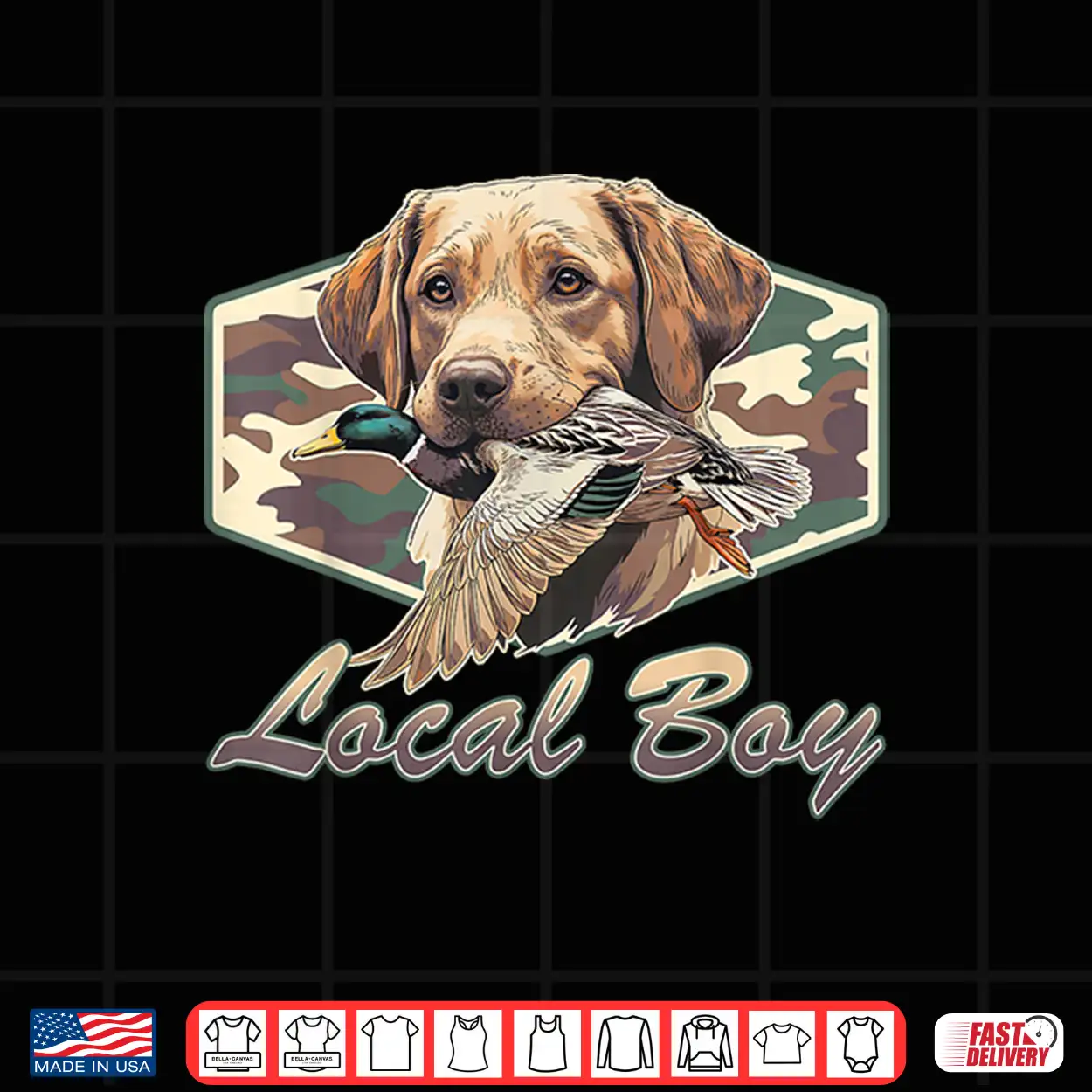 Camo Southern Local Boy Labrador Duck Hunting Outdoor Nature Shirt Camo Southern Local Boy Labrador Duck Hunting Outdoor Nature Shirt