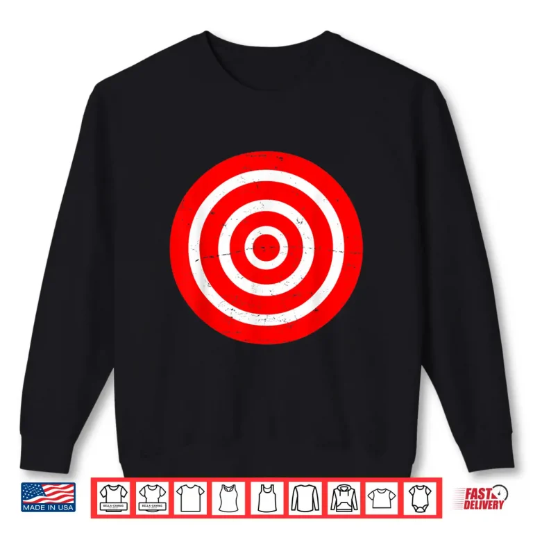 Sweatshirt Fun Bullseye Target Bulls Eye Prank Gift Archery Target Shirt