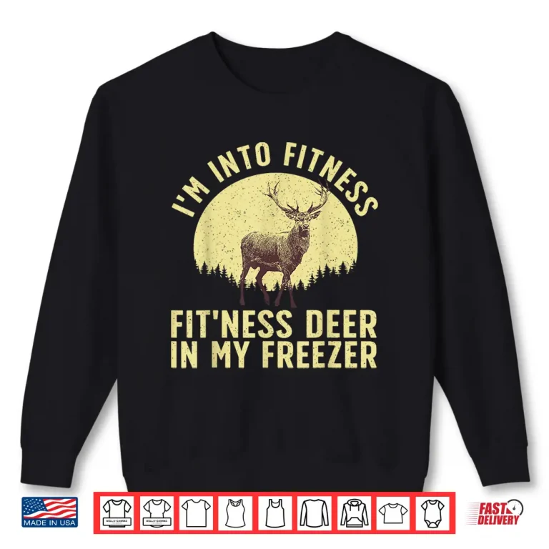 Sweatshirt Funny Deer Hunting Art For Men Women Wildlife Hunter Hunting Shirt