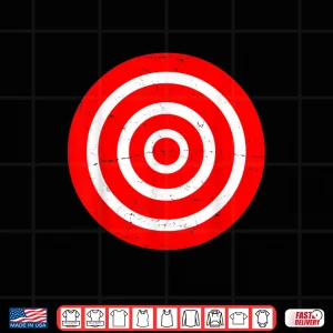 Design Fun Bullseye Target Bulls Eye Prank Gift Archery Target Shirt