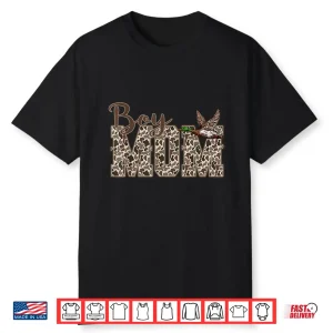 Hunting Boy Mom Duck Camouflage Camo Preppy Camo Dad Shirt