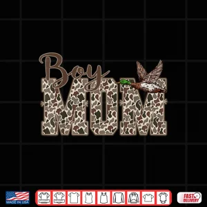 Design Hunting Boy Mom Duck Camouflage Camo Preppy Camo Dad Shirt