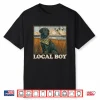 Local Boy Black Lab Hunting Dog Marsh Scene Sunset Vintage Shirt