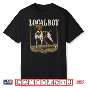 Local Boy Hunting Dog Retro Southern Country Pride Vintage Shirt