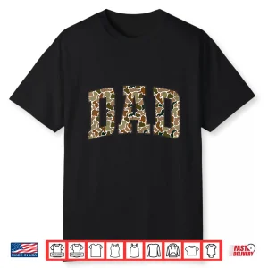 Retro Camo Duck Hunting Dad Old Camo Dad Father’S Day Gift Shirt