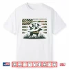Youth Camo Mallard Duck Hunting Dog Camouflage American Flag Shirt