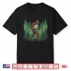 Bigfoot Easter Bunny Sasquatch Egg Hunt Funny Pixel Art Shirt