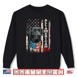 Sweatshirt All American Boy Lab Hunting Labrador Hunting Dog Shirt