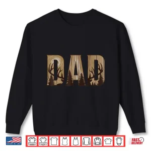 Sweatshirt Hunting Dad Deer Camouflage Camo Waterfowl Deer Camo Men Shirt