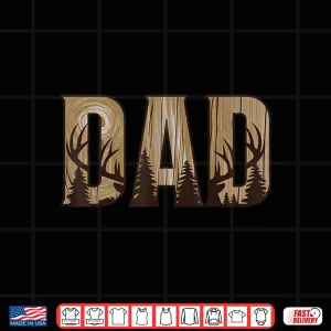 Design Hunting Dad Deer Camouflage Camo Waterfowl Deer Camo Men Shirt