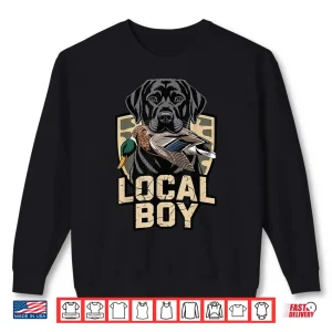 Local Boy Camo Duck Hunting Black Lab Dog Youth Boy Toddler Shirt 2 Sweatshirt Local Boy Camo Duck Hunting Black Lab Dog Youth Boy Toddler Shirt