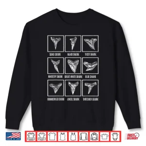 Sweatshirt Shark Teeth Collector Sharks Tooth Collection Shirt