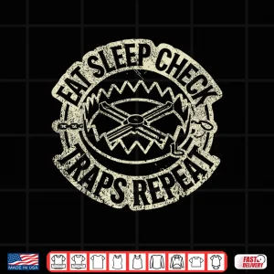 Design Trapping I Check Traps I Hunting Trapper Shirt