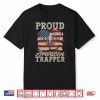 Trapping Trap Hunting American Flag Proud American Trapper Shirt