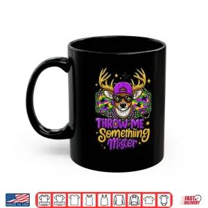 Mug Throw Me Something Mister Buck Deer Mardi Gras Hunting Boys Shirt