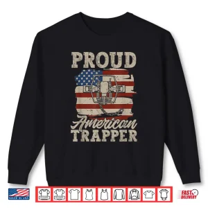 Trapping Trap Hunting American Flag Proud American Trapper Shirt 2 Sweatshirt Trapping Trap Hunting American Flag Proud American Trapper Shirt