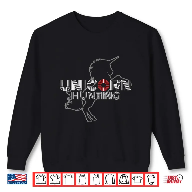 Sweatshirt Unicorn Hunting Swingers Naughty Polyamory Couples Gift Shirt