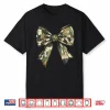 Camouflage Old Camo Bow Camo Coquette Bow Hunting Women Girl Shirt