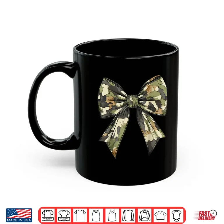 Mug Camouflage Old Camo Bow Camo Coquette Bow Hunting Women Girl Shirt
